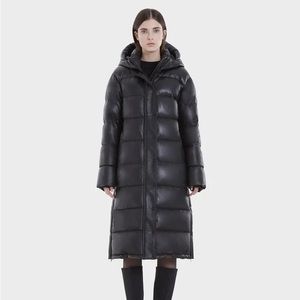 Rudsak Maloya full leather puffer coat